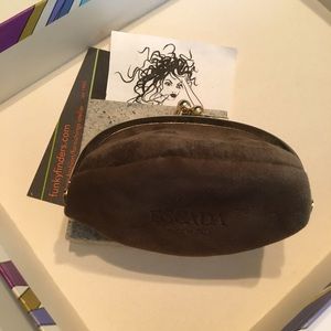 SOLD Escada 1980s Coin Purse . Never Used . RARE
